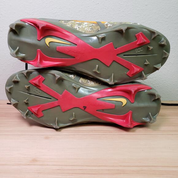 Nike Men\'s‎ Size 9 Alpha Menace Elite 3 Football Cleats Travis Kelce Green Camo main image 4